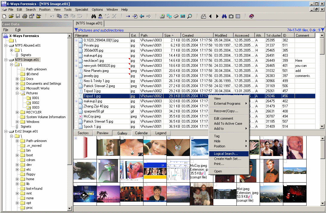 analisi forense computer, xways, perizia forense computer